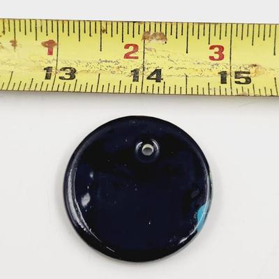 ARTISTIC GLASS MULTI COLORED PENDANT