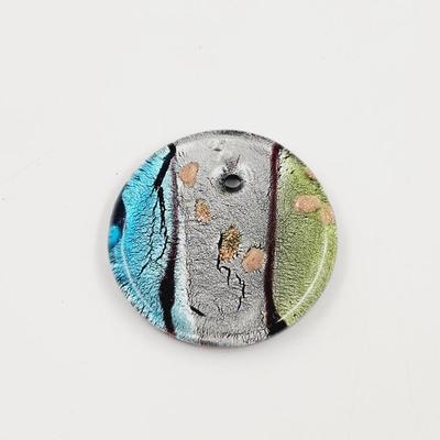 ARTISTIC GLASS MULTI COLORED PENDANT