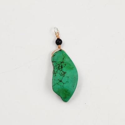 SPIDER WEB TURQUOISE PENDANT