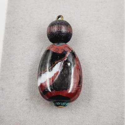 CUTE MUTI COLORED STONE PENDANT
