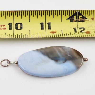 MULTI COLORED STONE PENDANT
