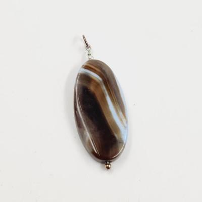 MULTI COLORED STONE PENDANT