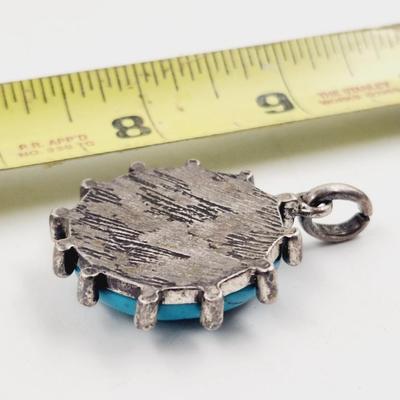CUTE FAUX TURQUOISE PENDANT