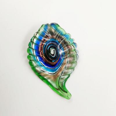 HAND CRAFTED MUTI COLORED GLASS PENDANG