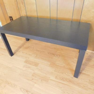Contemporary Coffee Table Faux Wood Finish