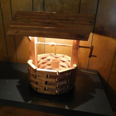 Hand Crafted Water Well Table Lamp
