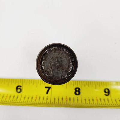 ANTIQUE METAL ZINC OXIDE ADHESIVE PLASTER CONTAINER
