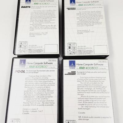 ATARI 400/800 HOME COMPUTER GAMES BUNDLE