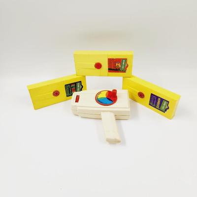 VINTAGE FISHER PRICE MOVIE VIEWER W/ TAPES