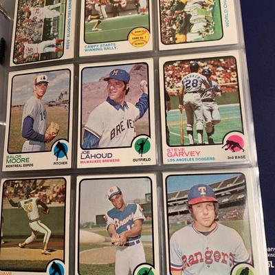 1973 Topps Baseball Partial Set