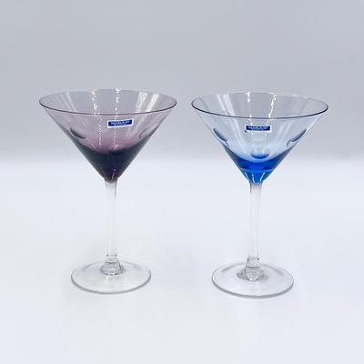WATERFORD ~ Marquis ~ Pair (2) Martini Glasses ~ NWT