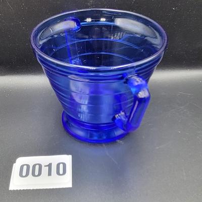Vintage Hazel Atlas Modern Tone Colbalt Blue Glassware