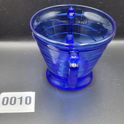 Vintage Hazel Atlas Modern Tone Colbalt Blue Glassware