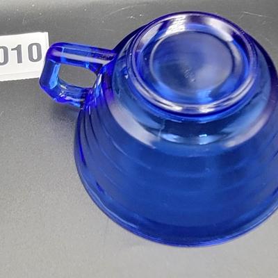 Vintage Hazel Atlas Modern Tone Colbalt Blue Glassware