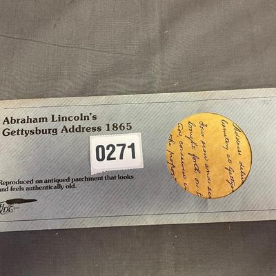 Your own copy of the Gettysburg address