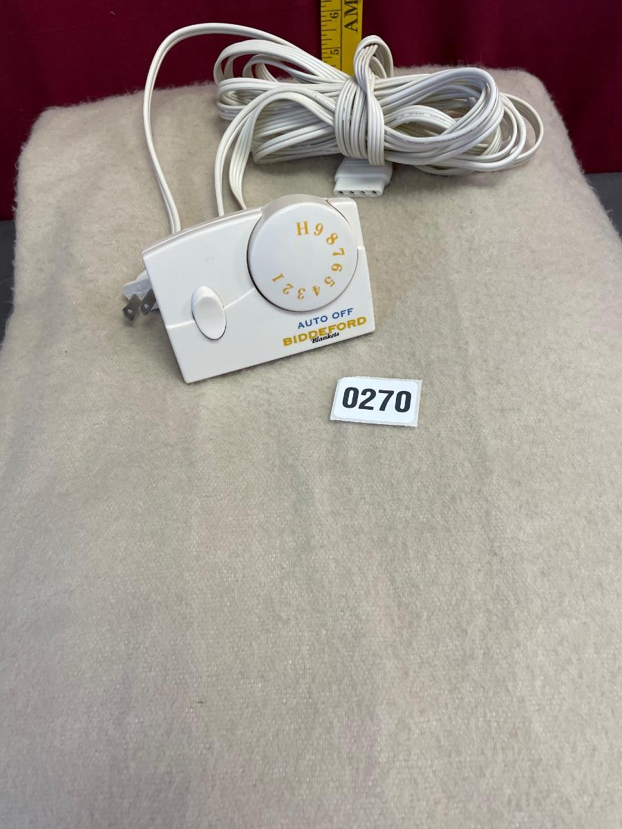 Biddeford twin size electric blanket