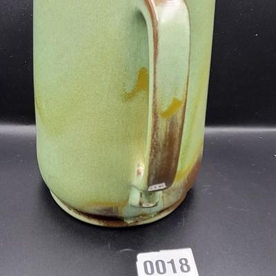 Vintage Frankoma Pottery Prairie Green Pitcher