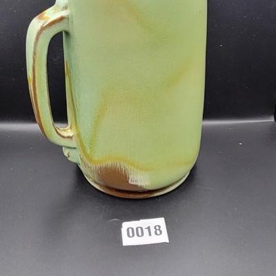 Vintage Frankoma Pottery Prairie Green Pitcher