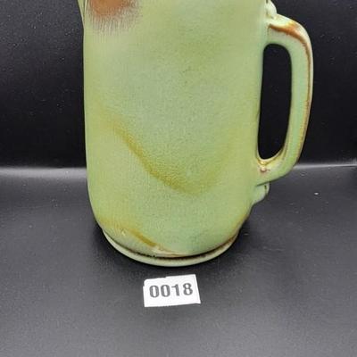 Vintage Frankoma Pottery Prairie Green Pitcher