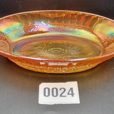 Antique Carnival Glass Dish