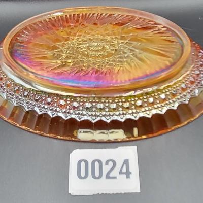 Antique Carnival Glass Dish