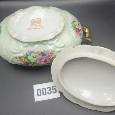 Vintage Norcrest Fine China Trinket Box