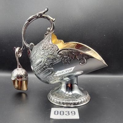 Vintage Leonard Silverplated Sugar Scuttle