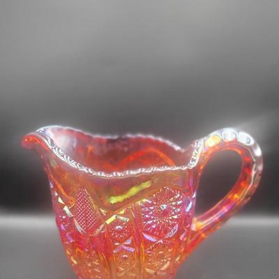 Vintage Imperial Iridescent Carnival Glass Creamer Dish