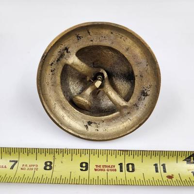 ANTIQUE ECLECTIC BRASS BELL