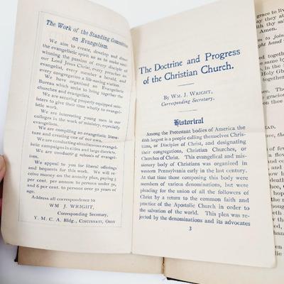 1897 DISCIPLES OF THE UNITED BRETHEN OF CHRIST HARD BACK BOOK