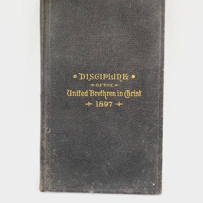 1897 DISCIPLES OF THE UNITED BRETHEN OF CHRIST HARD BACK BOOK