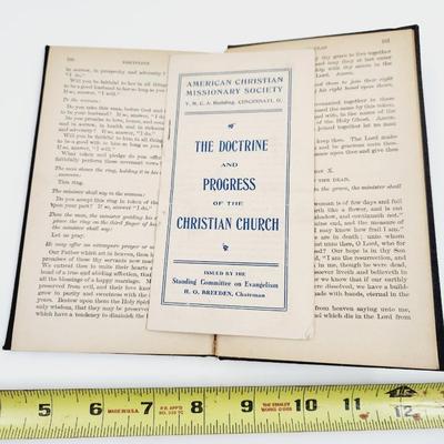 1897 DISCIPLES OF THE UNITED BRETHEN OF CHRIST HARD BACK BOOK