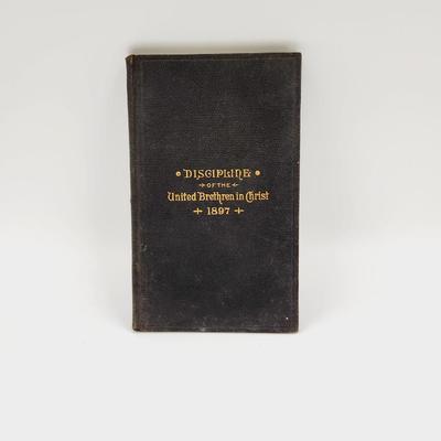 1897 DISCIPLES OF THE UNITED BRETHEN OF CHRIST HARD BACK BOOK