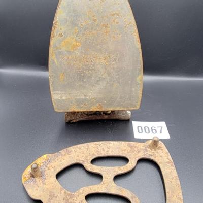 Vintage Iron and Trivet