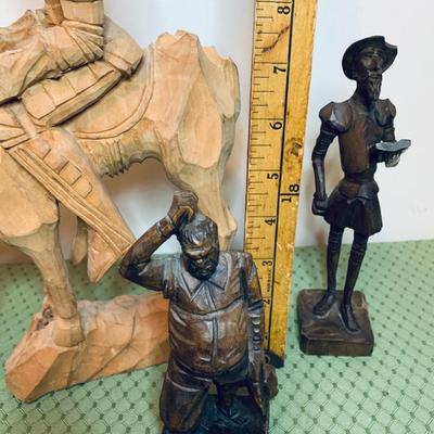 LOT 17R: Wooden Carved Figures