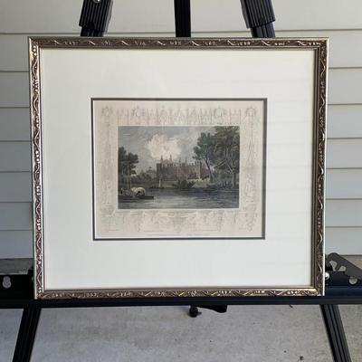 LOT 27R: Vintage Engraving, Hand Colored