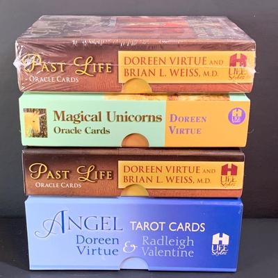 LOT 29R: Oracle Card Collection: Past Life, Angel Tarot, Angel Therapy, Archangel Michael & Others