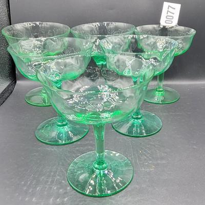 Beautiful Vintage Uranium Glass Lot
