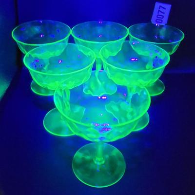 Beautiful Vintage Uranium Glass Lot