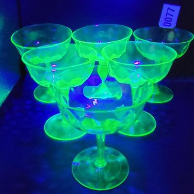 Beautiful Vintage Uranium Glass Lot