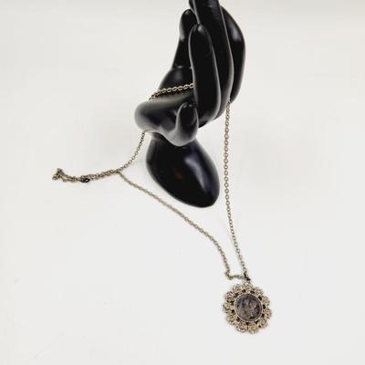 1942 MERCURY DIME PENDANT NECKLACE