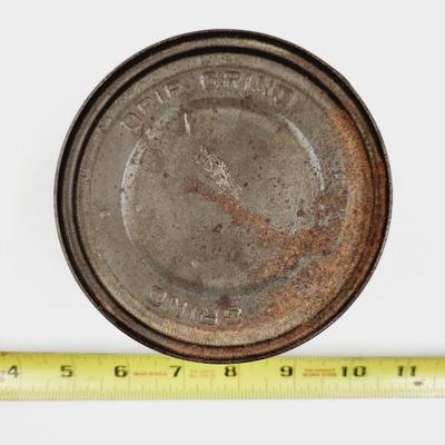 VINTAGE METAL FOLGERS COFFEE CAN