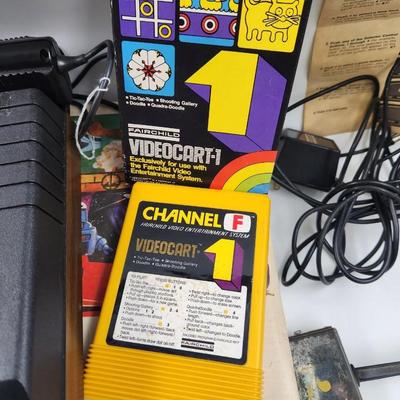 VINTAGE CHANNEL F SYSTEM 2 W/ LOTS OF EXTRAS