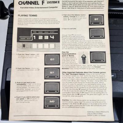 VINTAGE CHANNEL F SYSTEM 2 W/ LOTS OF EXTRAS
