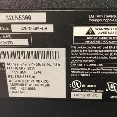 LG TV - No Plug-In. Has Remote