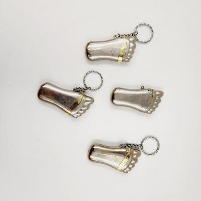 SET OF 4 FEET LIGHTER HOLDER