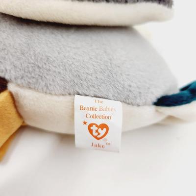 TY BEANIE BABIES JAKE THE DUCK