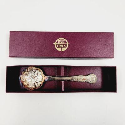 PAST TIMES SHEFFIELD ENGLAND SILVERPLATE CRANBERRY SPOON