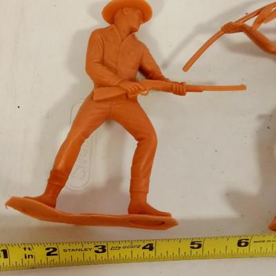 LOT 98  MARX 6 INCH COWBOY AND INDIAN