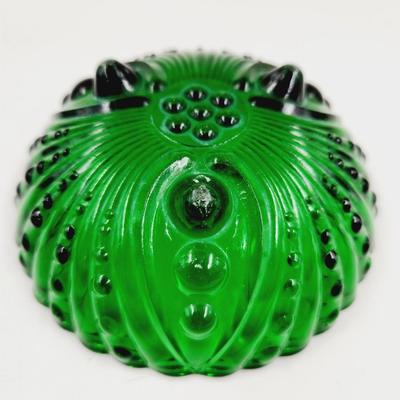 VINTAGE GREEN HOBNAIL FRUIT BOWL